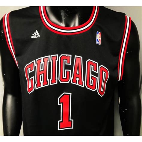 MAILLOT BASKET BALL ADIDAS CHICAGO BULLS N°1 ROSE 